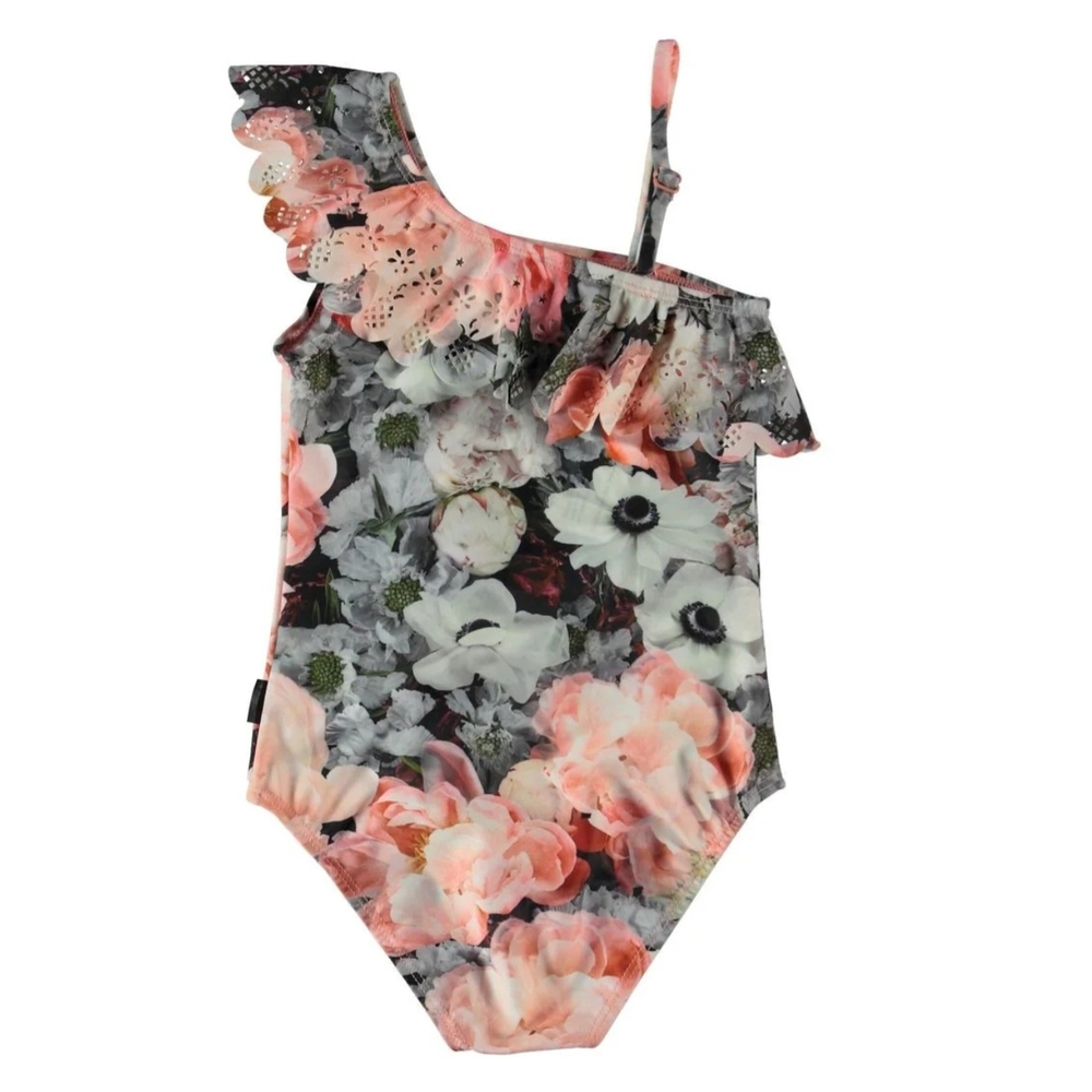 Molo Net Floral Swimsuit Size 7